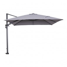 Hawaii parasol 300x300 carbon black/ licht grijs